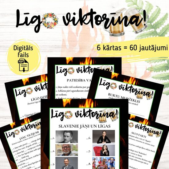 Līgo viktorīna, digitāls PDF fails